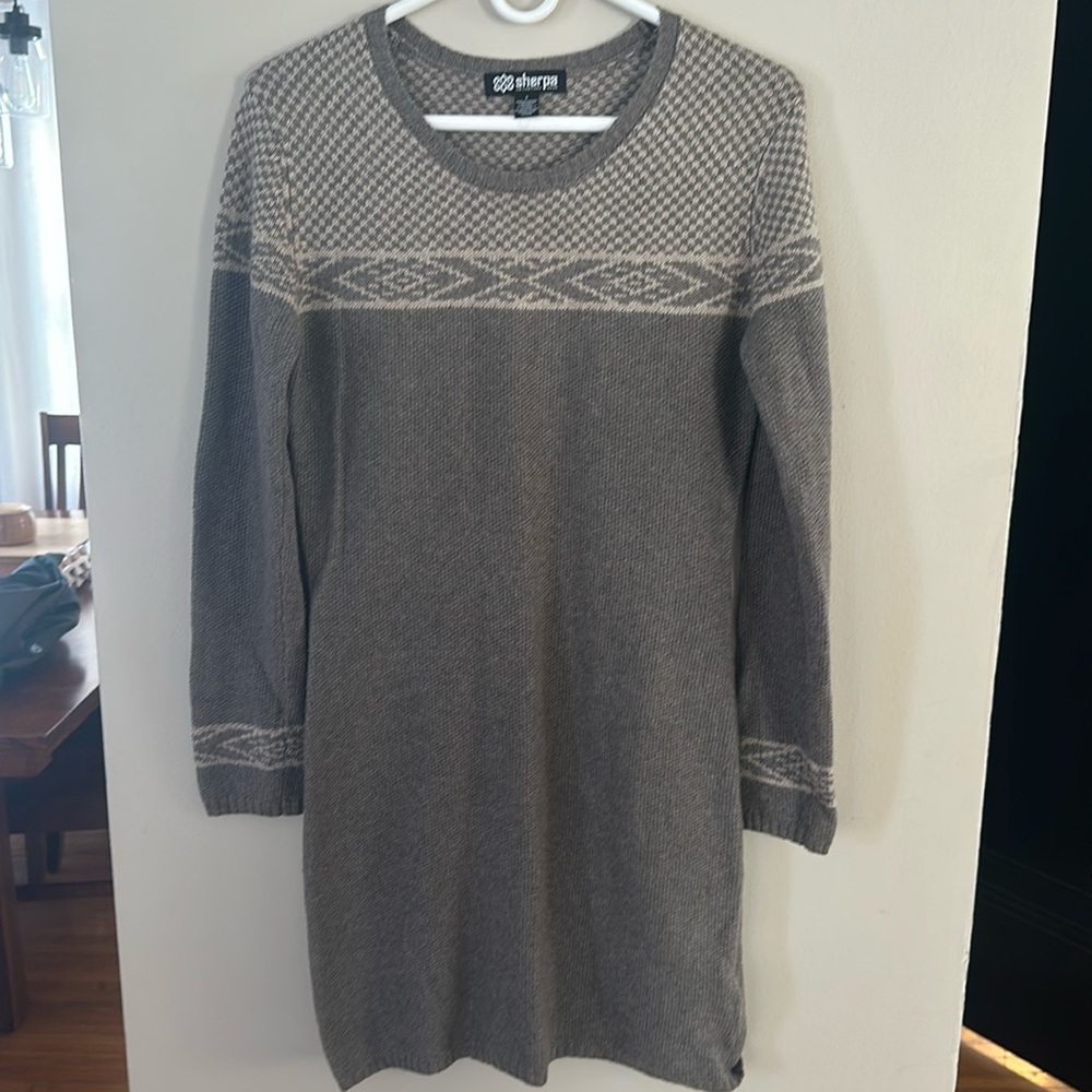 Women’s Maya Texture Dress. Wool & Alpaca.